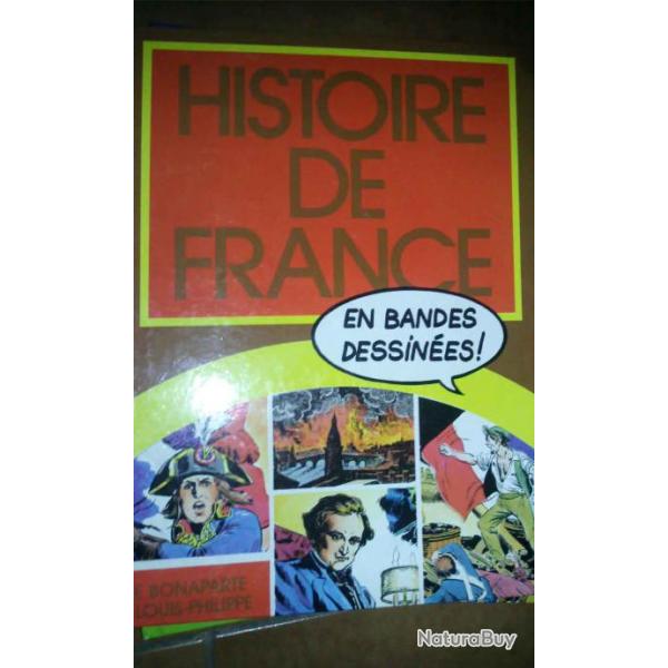 Lot de 4 livres HISTOIRE DE FRANCE EN BD