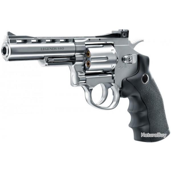 ( Revolver CO2 Legends S40 4'' chrom cal. 4,5 mm)Revolver CO2 Legends S40 4'' chrom cal. 4,5 mm