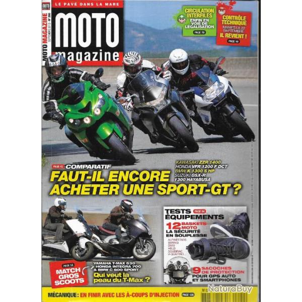 lot de 18 revues moto magazine de 2011-2012