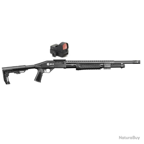 Fusil  Pompe Rossi SR12 Tactical + Point Rouge Tactique konus pro fission 2.0