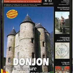 histoire médiévale n°43 du donjon à la demeure seigneuriale , la légende de merlin, le vatican,