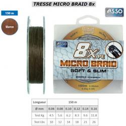 TRESSE MICRO BRAID 8x ASSO 0.06