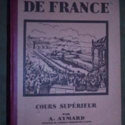 Livre ancien D'histoire de France cours supérieur
