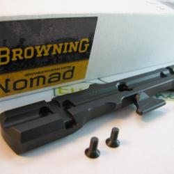 Embase Browning NOMAD Simple pour X-BOLT LONG ,dessus s'adaptent les adaptateurs Browning Nomad