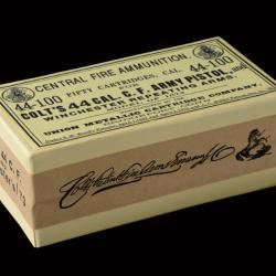 BO&Icirc;TE VIDE POUR 50 CARTOUCHES CALIBRE .44-100 COLT UNION METALLIC CARTRIDGE COMPANY (REPRODUCTION)