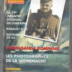 39-45 magazine n°159 propagande kompanie, renault r-35, bunkers défense de leucate ,79th id lorraine