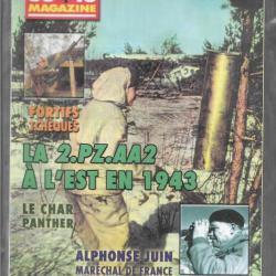 39-45 magazine n°175, le panther , juin maréchal de france, la 2e pz aa2 à l'est en 1943 , bunkers