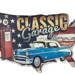 Enseigne vintage 3D à Led / Classic Garage