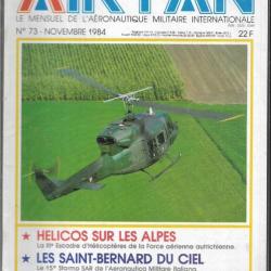 air fan n°73. aéronautique militaire internationale, hélicos sur les alpes , la 14 f 2, 15e stormo