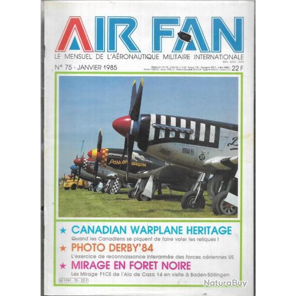 air fan 75 aronautique militaire internationale , mirage f1ce , canadian warplane heritage