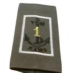 Fourreau d'épaule ( Batterie blanche) du 1° Régiment d'artillerie de marine