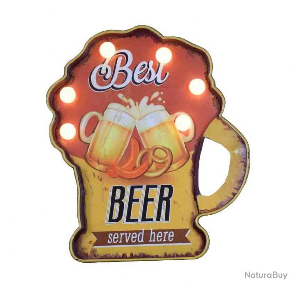 Enseigne vintage 3D  Led / Beer Choppe