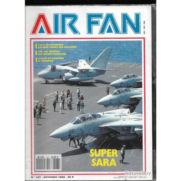 air fan 167 . revue de l'aviation , super sara, aigles et faucons  craiova, 59s du zphyr au supe