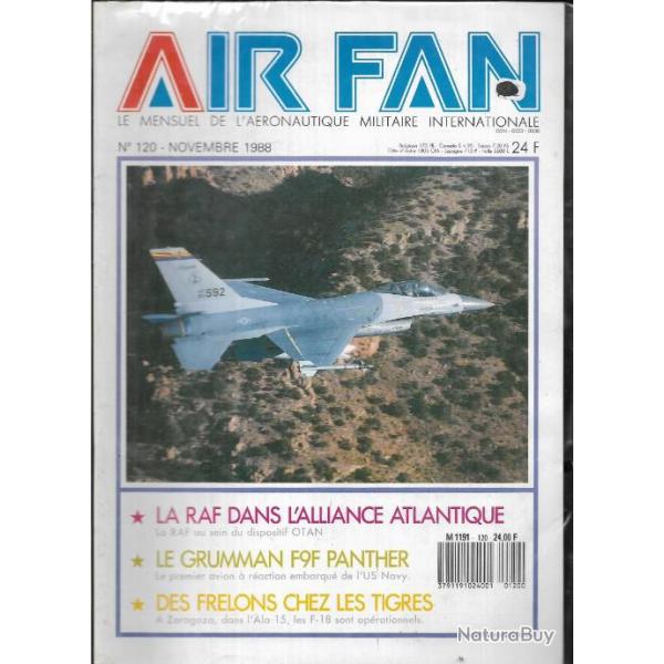 air fan 120 . revue de l'aviation , la raf dans l'alliance atlantique , grumman f9f panther