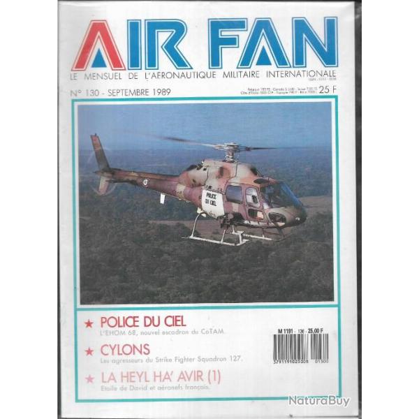 air fan 130 . revue de l'aviation , toile de david et aronefs franais , police du ciel