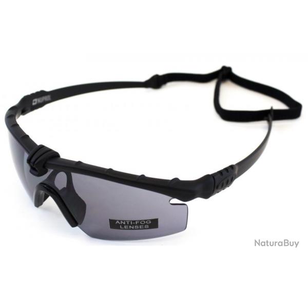 ( Lunettes Battle Pro Thermal Noir/Smoke - Nuprol)Lunettes Battle Pro Thermal Noir/Smoke - Nuprol