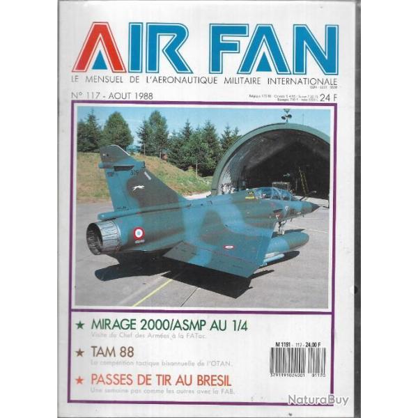 air fan 117 . revue de l'aviation , otan, aviation brsil, mirage 2000
