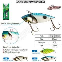LAME Gay Blade COTTON CORDELL Chrome Blue