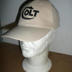 Casquette beige COLT ( 1911 45 ACP 11,43 mn frontier walker peacemaker army navy AIRSOFT PAINTBALL