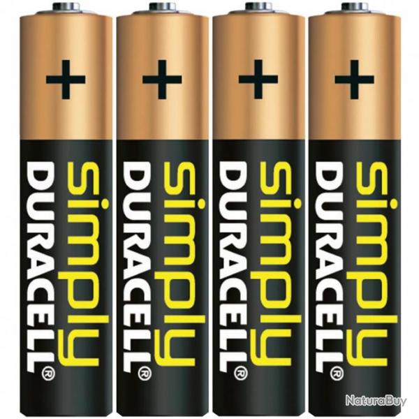 ( Piles alcalines AAA LR03 1,5 volt - Duracell)Piles alcalines AAA LR03 1,5 volt - Duracell