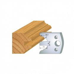 Jeu de 2 fers profilés acier Ht.40 mm N°098 Leman