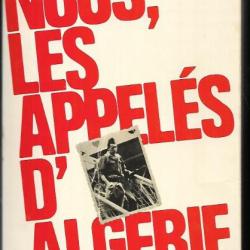 nous les appelés d'algérie de jean-pierre vittori guerre d'algérie.