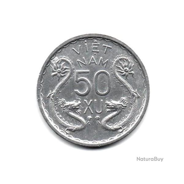Pice de Monnaie VIET-NAM (avant 1954) 50 Xu 1953 Paris Recherche