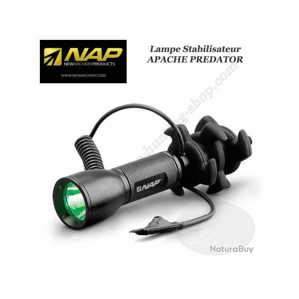 NAP Apache Predator Lampe stabilisateur  led verte pour le tir  l'arc de nuit