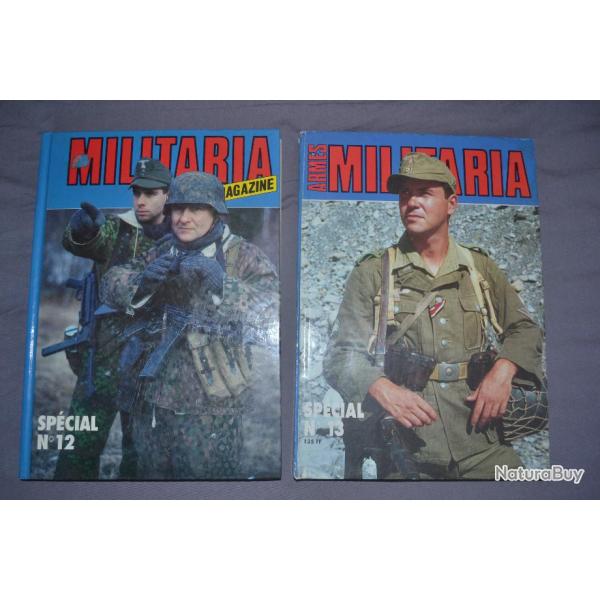 lot de quatres "numero special" magazine militaria