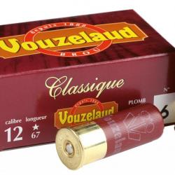 ( VOUZELAUD - Classique Grand CULOT)Cartouches Vouzelaud - Classique grand culot - Cal. 12/67