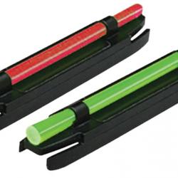 ( Rouge - S300.R)Guidon magnétique 1 fibre bande 5,7 à 8,2 mm rouge ou vert - Hi-Viz
