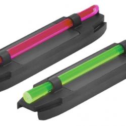 ( Rouge - S400.R)Guidon magnétique 1 fibre bande 8,3 à 11,1 mm rouge ou vert