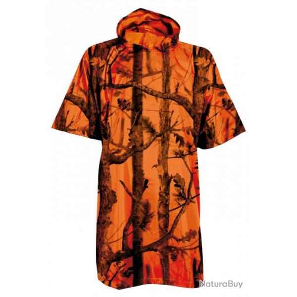 Poncho chasse Ghost Camo Forest fluo - Percussion