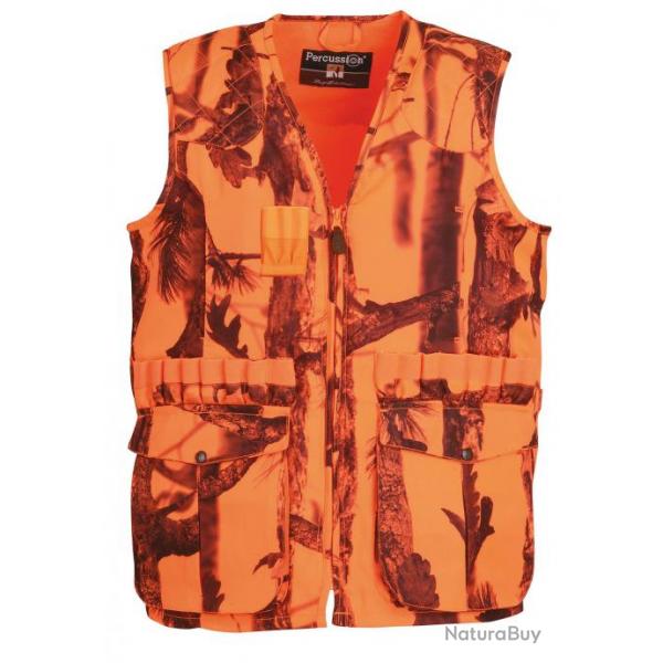 Gilet de chasse Stronger Ghost Camo Forest fluo Percussion