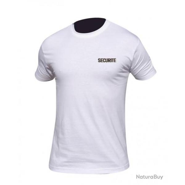 Tee shirt blanc manches courtes imprim Scurit Tee shirt blanc manches courtes imprim Scurit