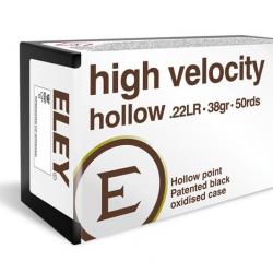 ( 22Lr Eley High Velocity HP)Munitions ELEY High Velocity Hollow Point cal. 22 LR