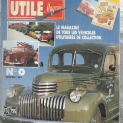 charge utile n° 0, hors commerce , béthune 1992, jeep 1941 , revue de pré série