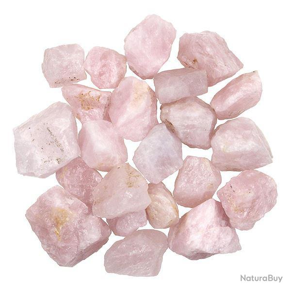 Pierres brutes quartz rose - 4  8 cm - 1.5 kilo