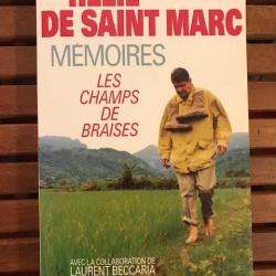 livre "HELIE DE SAINT MARC   MEMOIRES   LES CHAMPS DE BRAISES"