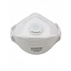 Masque papier pliable avec valve FFP2 ou FFP3 (Boîte de 20) SINGER SAFETY AUUMP200VSL/AUUMP300VSL FF