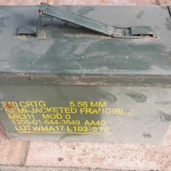 Caisses à munitions grand modèle M2A1 lot de 2