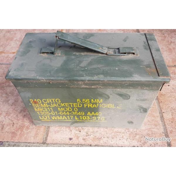 Caisses  munitions grand modle M2A1 lot de 2