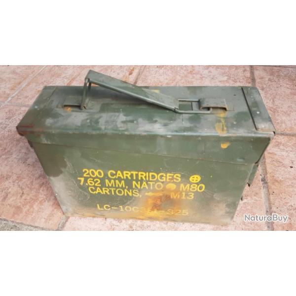 2 Caisses  munitions cal 30 M19A1