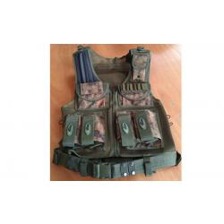 Gilet tactique Paintball digital woodland Marque S ...