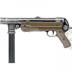 Pistolet mitrailleur à plomb CO2 4,5 mm BB UMAREX Legends MP German Legacy (inf. à 7,5 joules)