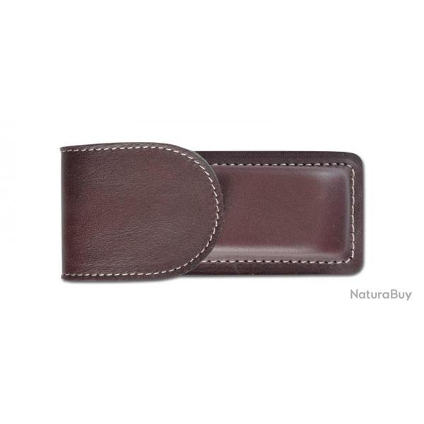 PIELCU - PL78201_30 - ETUI CUIR MOUL DOUBL ROUGE GRENAT 30