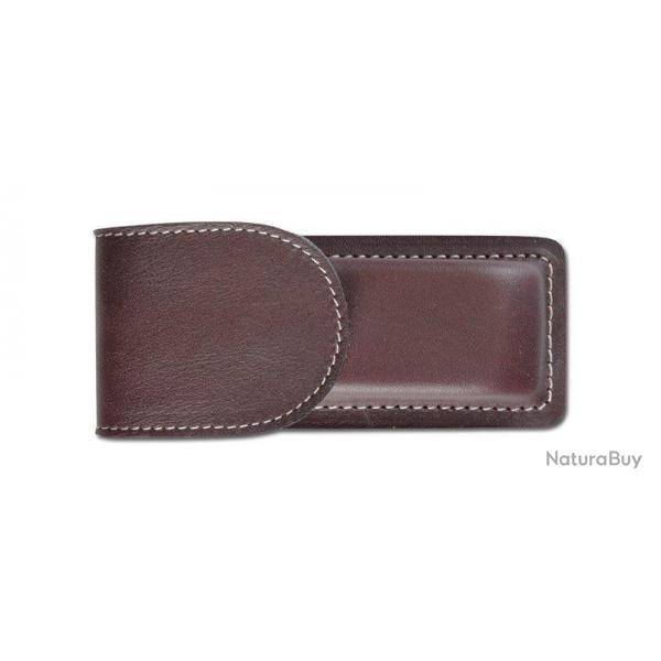 PIELCU - PL78201_30 - ETUI CUIR MOUL DOUBL ROUGE GRENAT 30