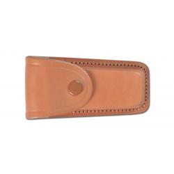 PIELCU - PL78210_60 - ETUI CUIR MOULÉ DOUBLÉ MARRON CLAIR