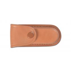 PIELCU - PL78212_60 - ETUI CUIR MOULÉ DOUBLÉ MARRON