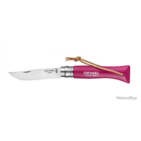 OPINEL - OP002201 - BAROUDEUR N06 INOX FRAMBOISE